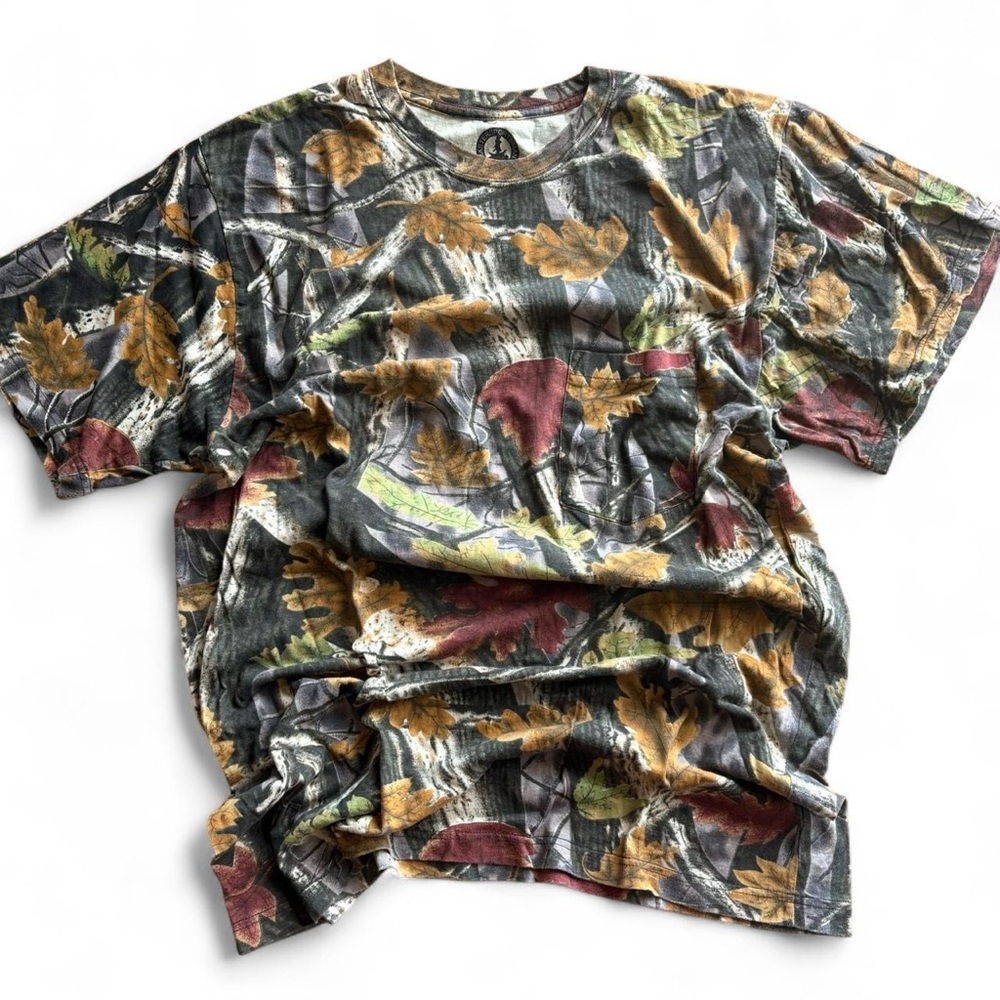 Master Sportsman Camouflage Leaf Print Men's Shirt